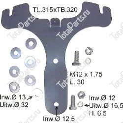TENNANT 1024215 КРОНШТЕЙН ШВАБРЫ