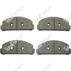 SIZE 108*11*38*5 КОМПЛЕКТ ТОРМОЗНЫХ НАСАДОК