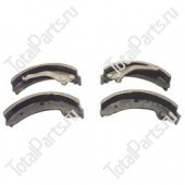 TOTALPARTS 000011122 КОМПЛЕКТ ТОРМОЗНЫХ КОЛОДОК