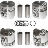 TOTALPARTS 000035312 ПОРШЕНЬ 0.50 (КОМПЛЕКТ НА ДВC)