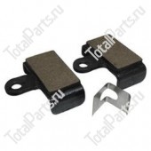 TOYOTA 005917120381 КОМПЛЕКТ ТОРМОЗНЫХ КОЛОДОК