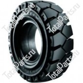 SIZE 7.00-15 ШИНА ЦЕЛЬНОЛИТАЯ С БУРТОМ