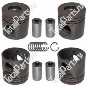 PERKINS 1104C-44 ПОРШЕНЬ 0.50 С КОЛЬЦАМИ | КОМПЛЕКТ НА ДВИГАТЕЛЬ