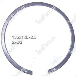 SIZE 120*135*2.5 СТОПОРНОЕ КОЛЬЦО 2x3