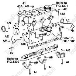 TOYOTA 114017601671 БЛОК ДВИГАТЕЛЯ