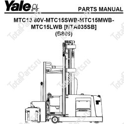 YALE MTC15LWB КАТАЛОГ ЗАПЧАСТЕЙ ДЛЯ СКЛАДСКОЙ ТЕХНИКИ