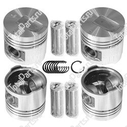 TOTALPARTS 000014115 ПОРШЕНЬ 0.25 (КОМПЛЕКТ НА ДВC)